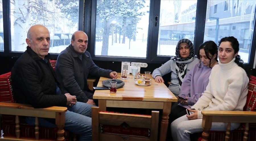 Palandöken'de bir otel kapılarını Malatyalı depremzedelere açtı