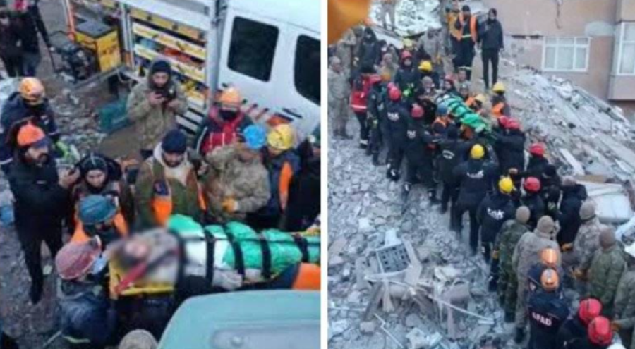 Malatya'da 14 yaşındaki Beyza ile 9 yaşındaki kardeşi Abdulhalim kurtarıldı