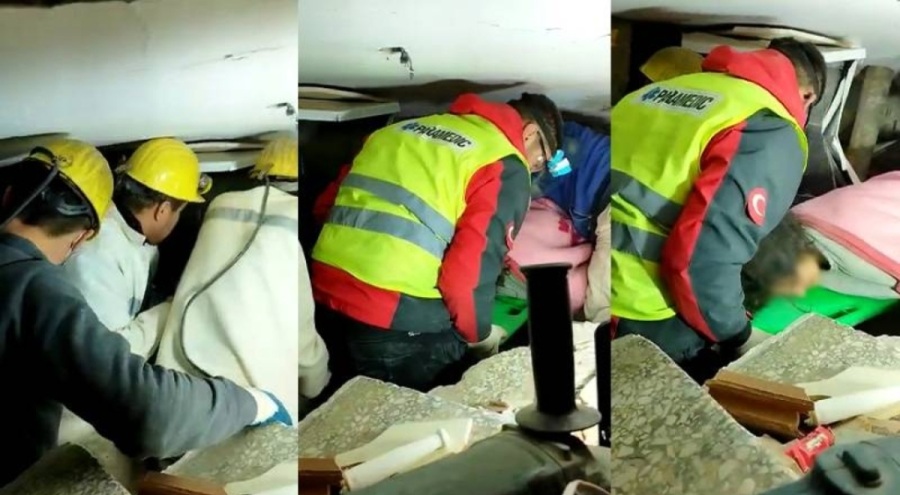 Antakya'da 13 yaşındaki Ayşegül, 86. saatte enkazdan kurtarıldı