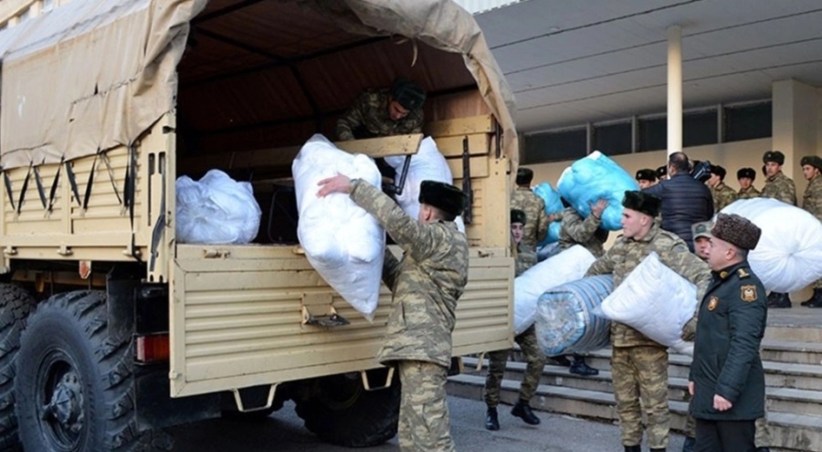 Azerbaycan, Türkiye'ye 1000'ün üstünde fazla çadır
