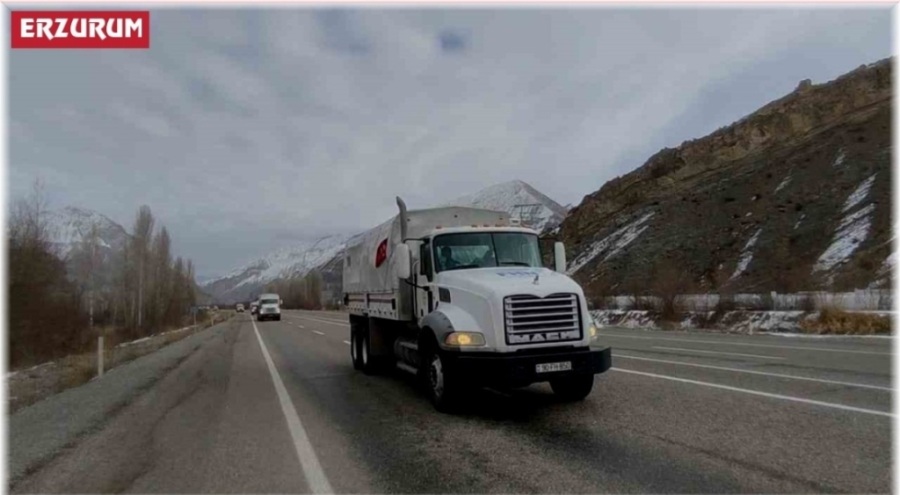 Azerbaycan'ın insani yardım konvoyu depremzedelere ulaştı