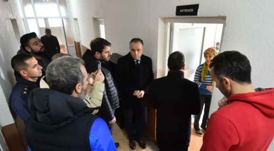 Depremzedeler Bursa'da spor kulübünün tesislerine yerleştirildi