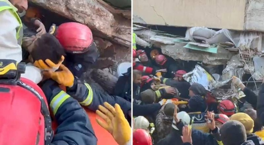 Anne ve 3 çocuğu 108 saat sonra kurtarıldı