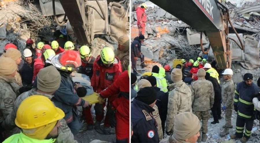 Umut sürüyor: 113 saat sonra enkazdan çıkarıldı!