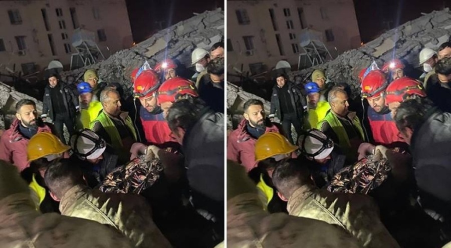 İskenderun'da 44 yaşındaki adam 138 saat sonra enkazdan sağ olarak çıkarıldı