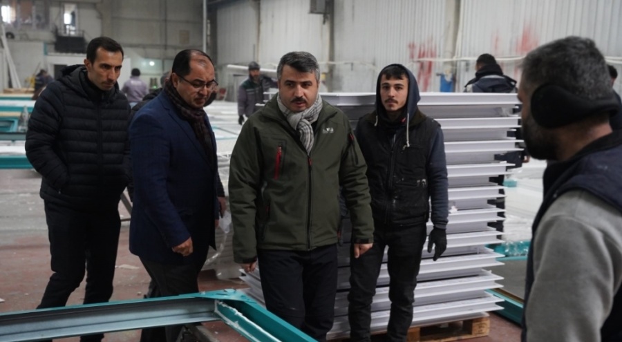 Bursa'dan deprem bölgesinde konteyner şehir