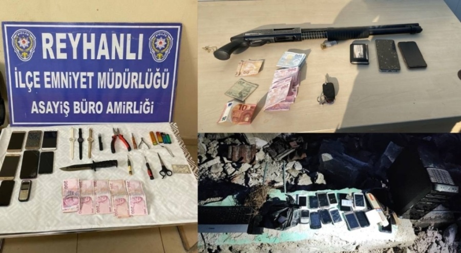 Hatay ve Adıyaman'da hasarlı binalardan hırsızlık yapanlar yakalandı