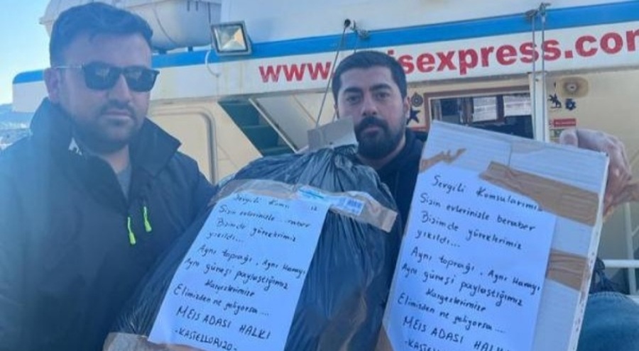 Meis: Sevgili komşu, bizim de yüreklerimiz yıkıldı