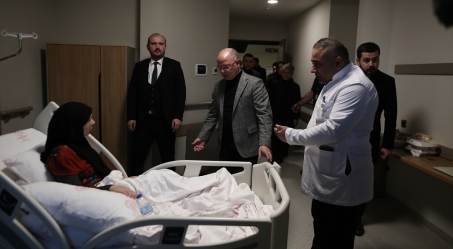 Bursa Şehir Hastanesi depremzedelere kucak açtı