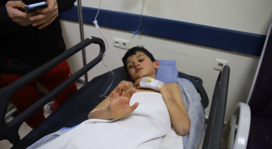 Enkaz altından kurtulan Semih'in Muslera hayali gerçek oldu