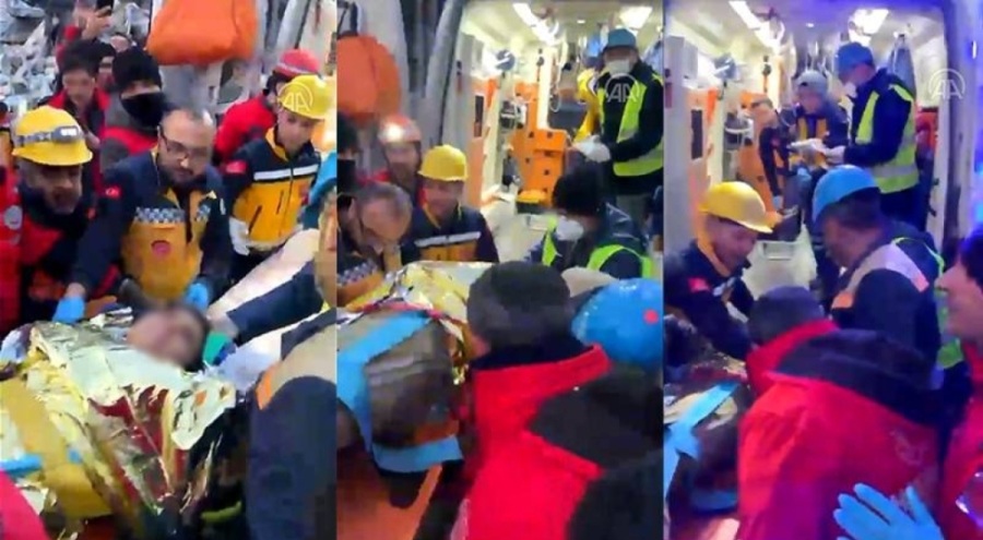 13 yaşındaki Fatih,  158. saat sonra kurtarıldı