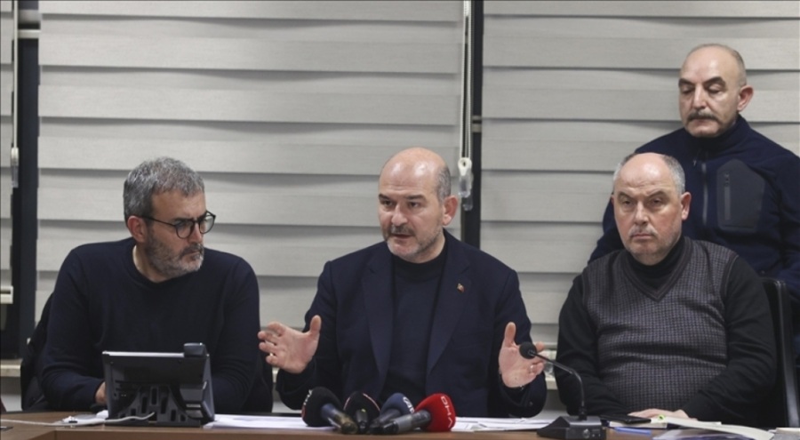 Soylu'dan "Kahramanmaraş'ta 308 enkazda arama kurtarma devam etmektedir" açıklaması
