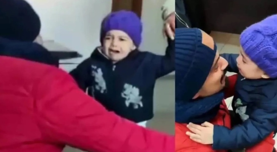 6 gün sonra kayıp kızına kavuştu