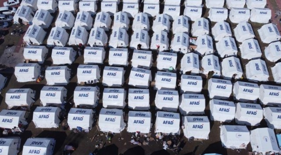 Sümerevler Atletizm Pisti çadır kente dönüştürüldü