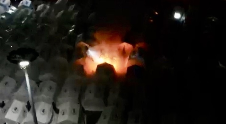 Osmaniye'de çadır kentte yangın paniği