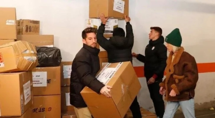 Driens Mertens'ten depremzedelere destek