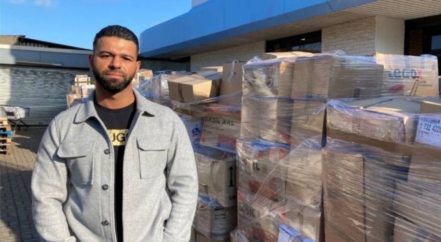 Almanya'da toplanan yardım malzemeleri yakıldı