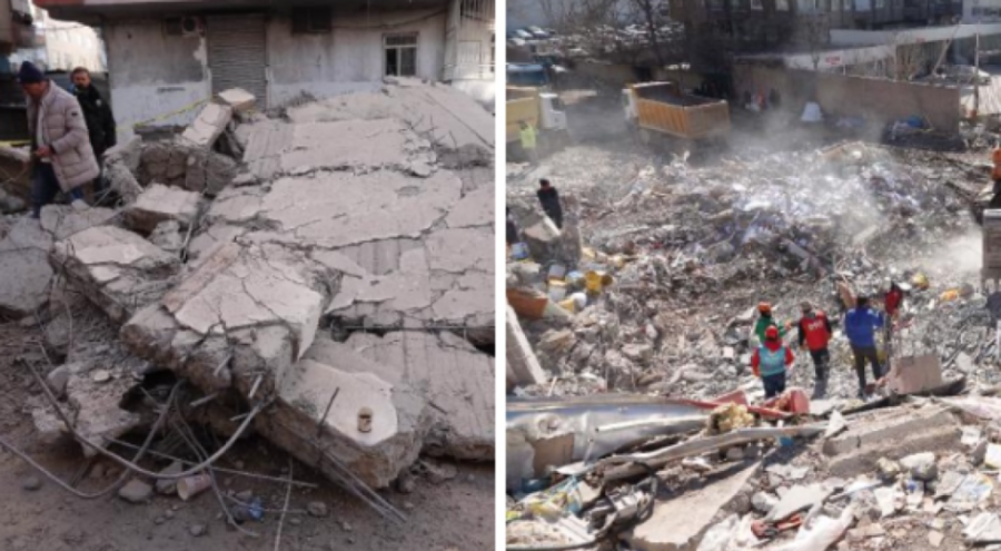 Diyarbakır'da enkazlardan numune alındı: "Çimento miktarı çok düşük"