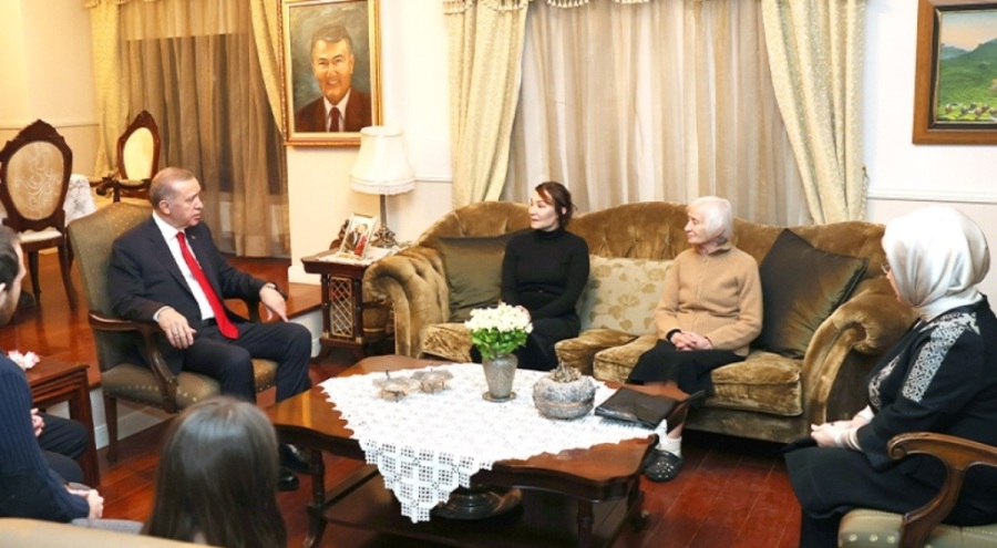 Erdoğan'dan, Baykal'ın ailesine taziye ziyareti