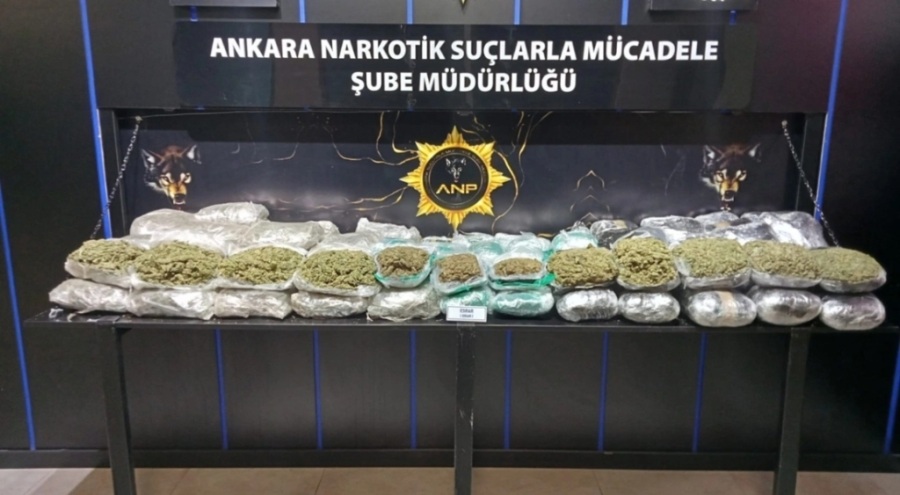 59 kilo esrar ele geçirildi