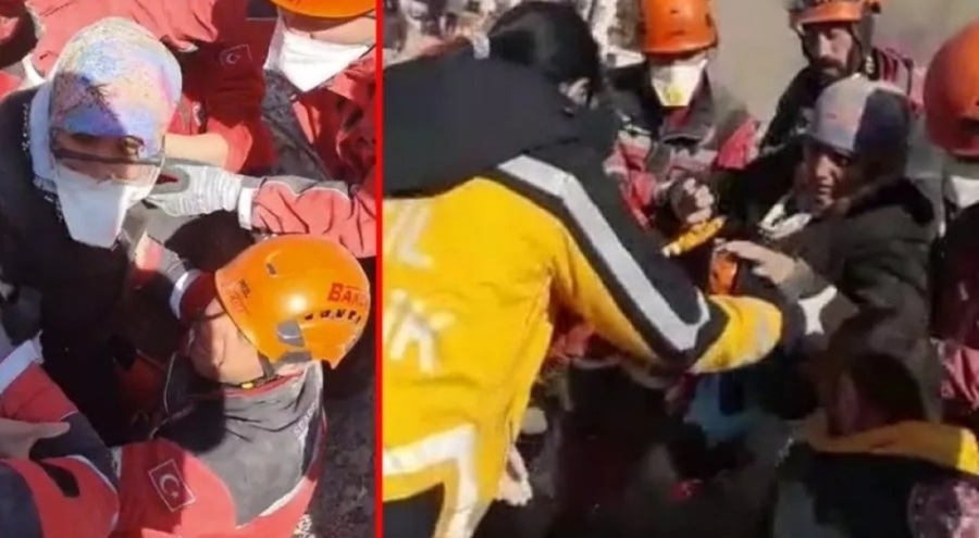 Enkaz altında inanılmaz mücadele: Bebeğini kanıyla besleyip hayatta tutmaya çalıştı