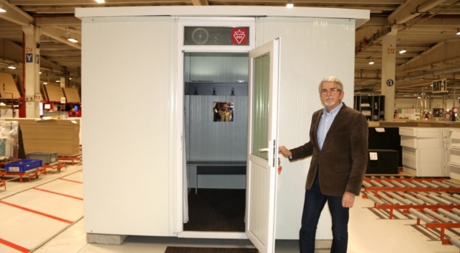 Mobilya şirketinden 4 bin kişilik konteyner desteği