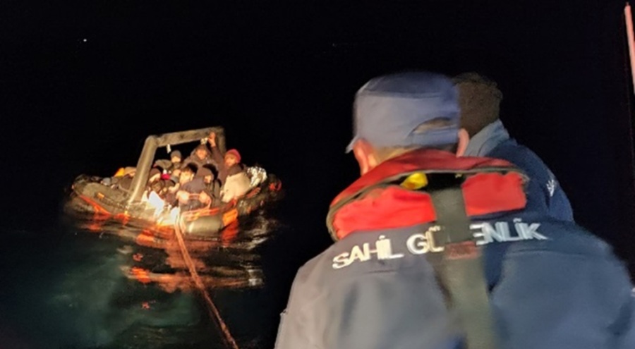 Datça ve Marmaris'te 42 düzensiz göçmen kurtarıldı