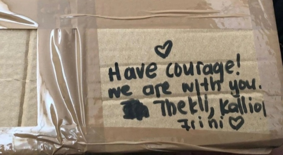 Yunanistan'dan 4 TIR'lık daha yardım