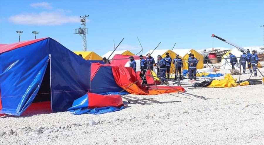 Eksim Holding Adıyaman'da 600 kişilik çadır kent kuruyor