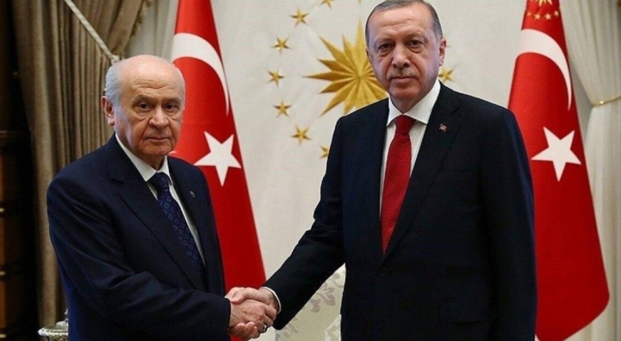 Cumhurbaşkanı Erdoğan ve Bahçeli görüşmesi başladı