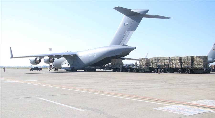 BAE, Türkiye ve Suriye'deki depremzedeler için toplamda 91 yardım uçağı yolladı