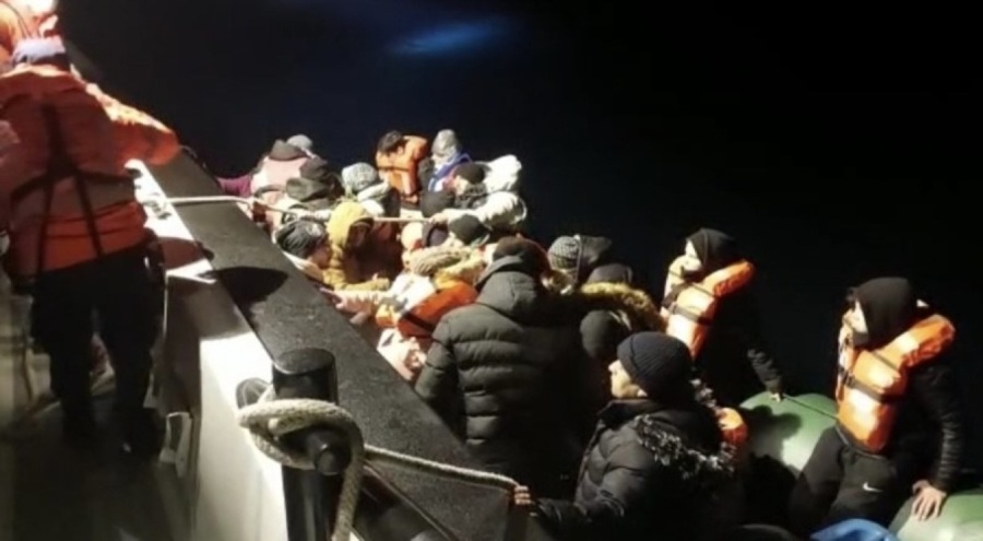 Çanakkale'de 45 kaçak göçmen yakalandı