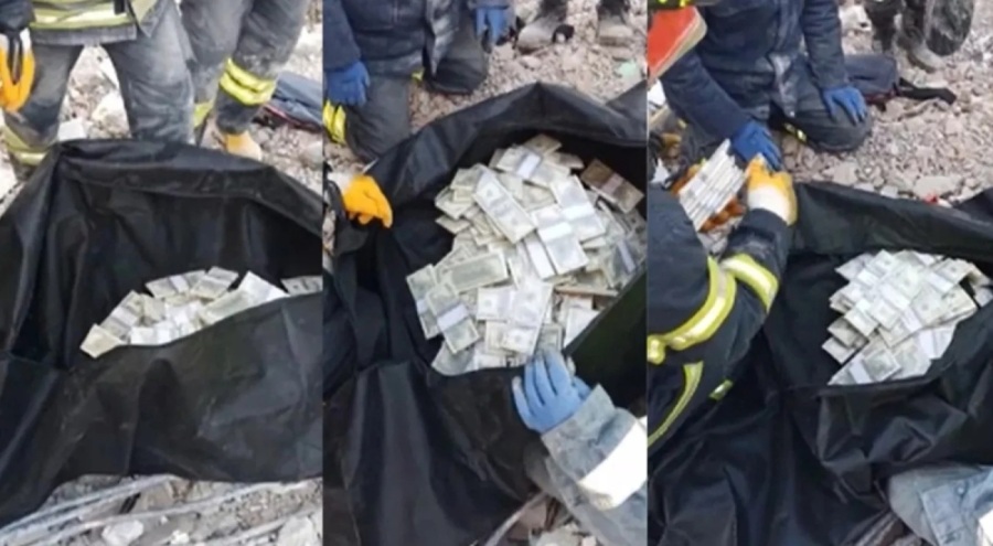 Enkazdan 2 milyon dolar çıktı!