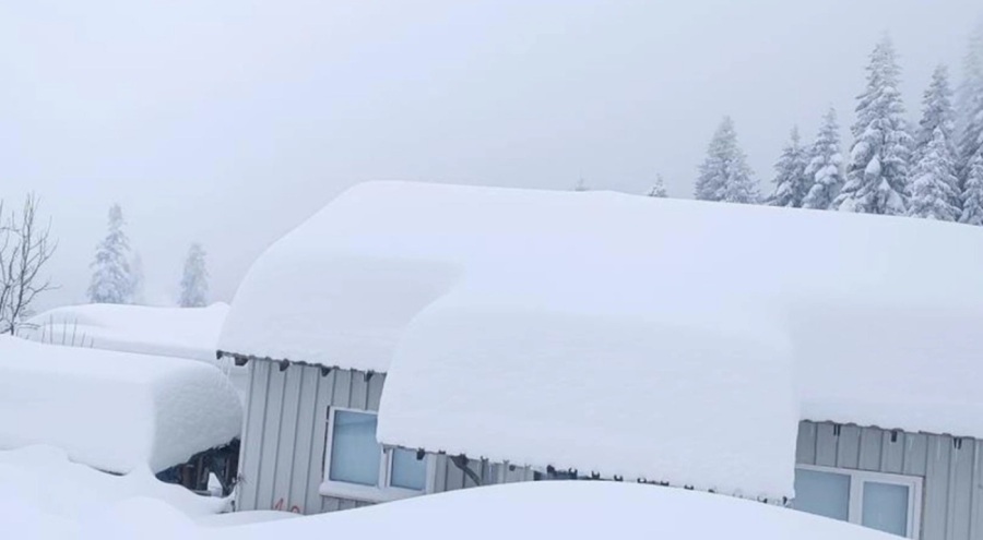 Düzce'de kar kalınlığı 80 santimetreye yükseldi