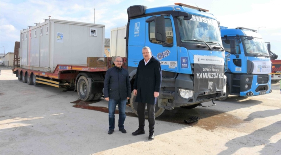 Bursa Karacabey Belediyesi'nden deprem bölgesine gidecek yardımlar için lojistik destek