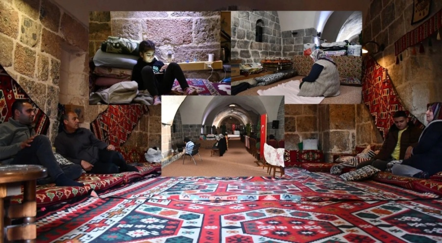 Hatay'da 449 yıllık  Sokullu Mehmet Paşa Külliyesi sığınak oldu