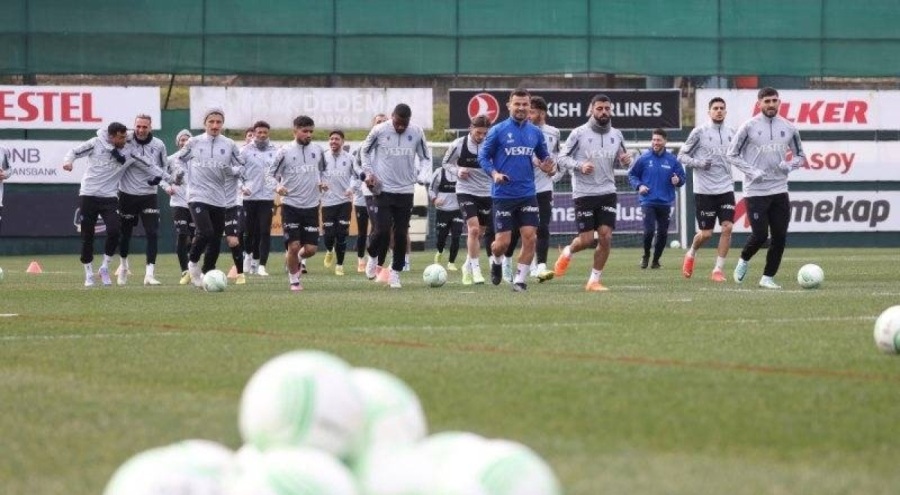 Trabzonspor'da Basel maçına hazırlık devam ediyor