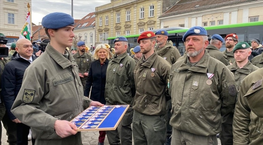 Avusturya arama ve kurtarma ekibine "üstün başarı madalyası" takdim edildi