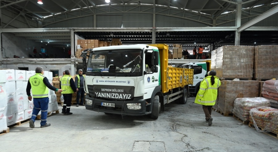 Bursa Büyükşehir Belediyesi Hatay'da desteklerini sürdürüyor