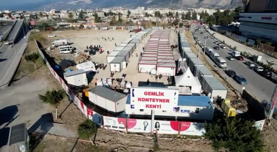 Gemlik Belediyesi'nden Hatay'a konteyner kent
