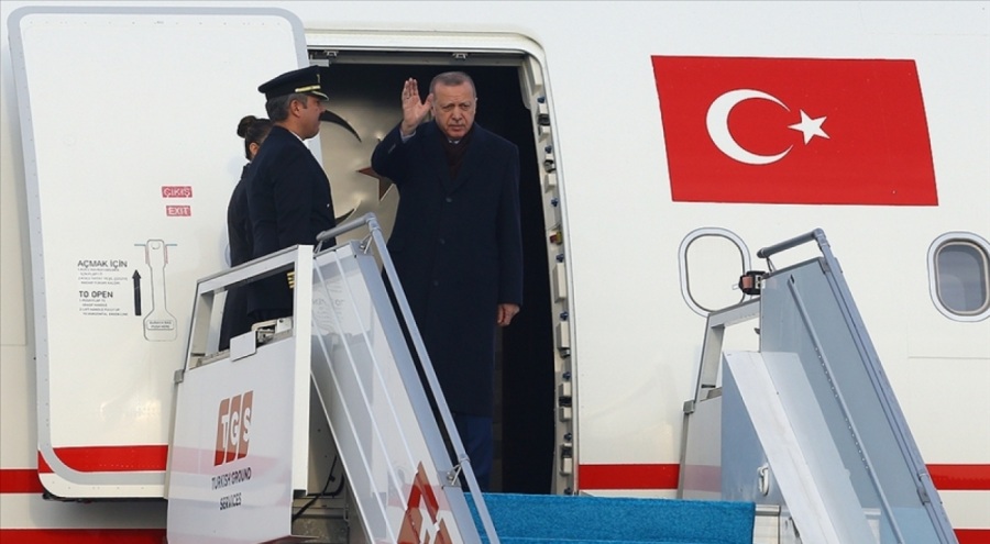 Cumhurbaşkanı Erdoğan, incelemelerde bulunmak üzere Osmaniye'ye gitti
