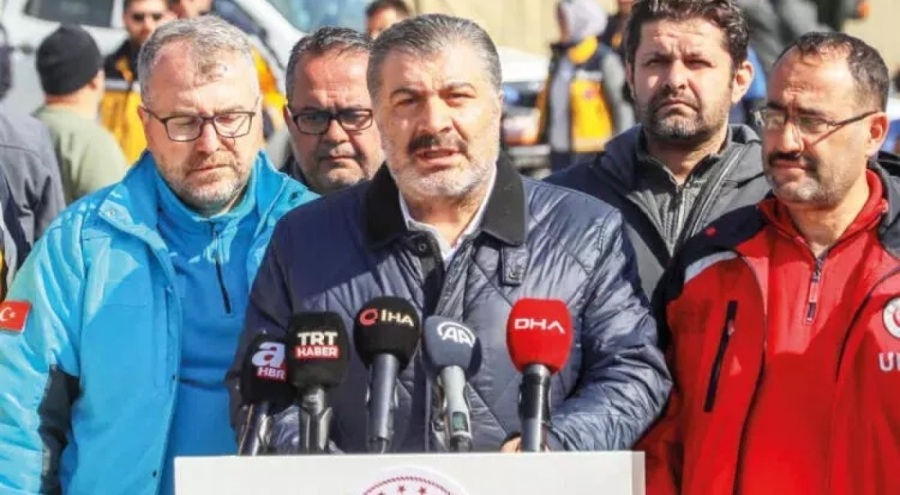 Bakan Koca: Hatay'da şebeke suyu, içme suyu olarak kullanılmaya elverişli değil