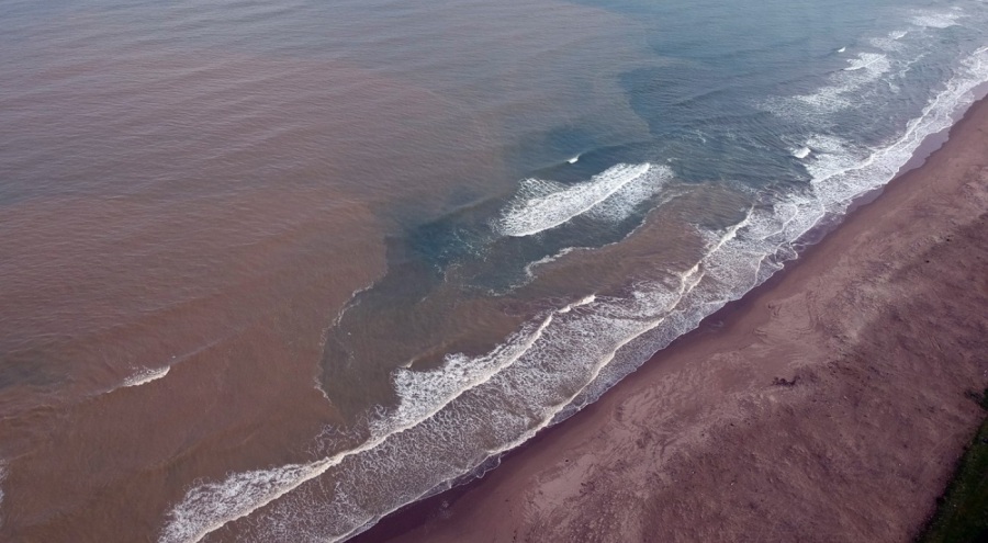 Karadeniz maviliğini kahverengiye bıraktı!