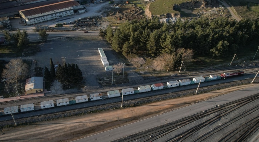 Konteyner evler Kahramanmaraş'a gidiyor