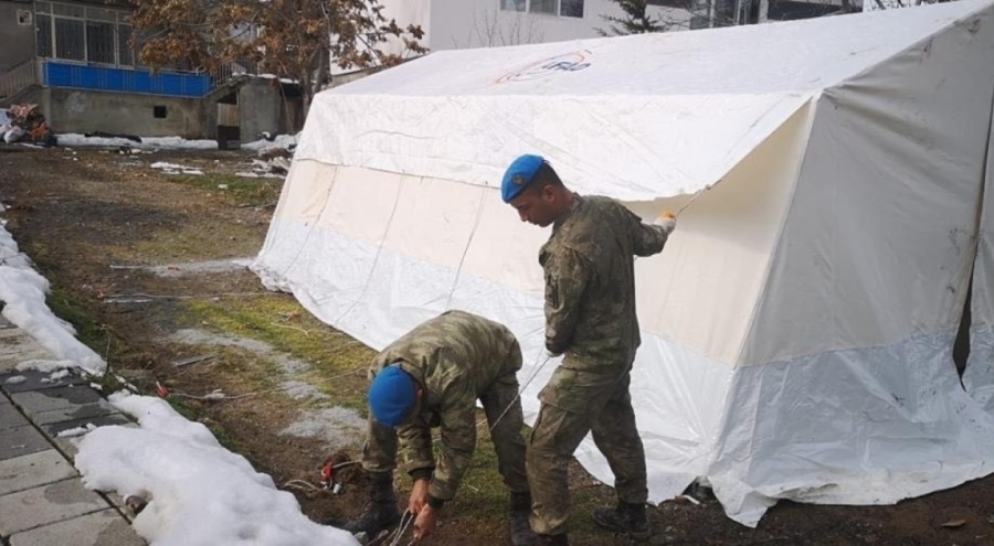 MSB: Bugüne kadar 59 bin 985 çadır kuruldu