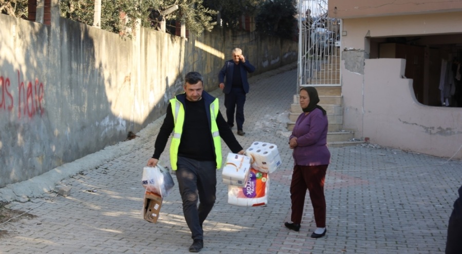 Bursa'da toplanan yardımlar afetzedelere ulaştırılıyor