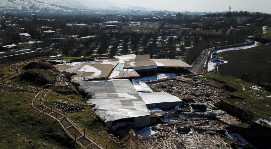 Arslantepe Höyüğü de depremde hasar aldı