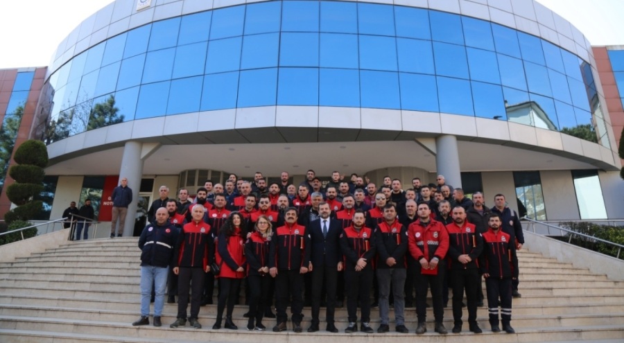 Gürsu'da arama kurtarma ekibine plaketli teşekkür