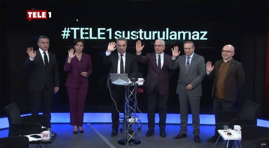 TELE 1'in ekranı karardı