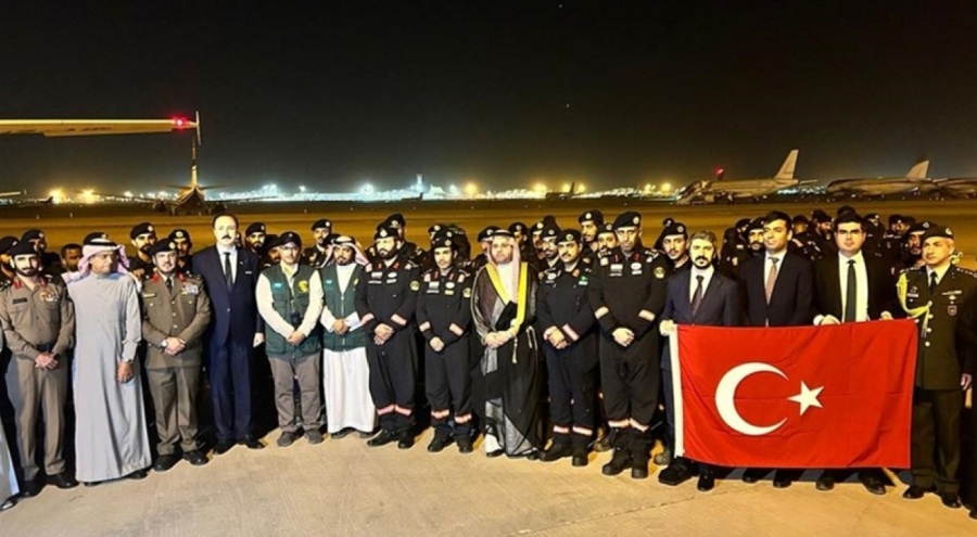 Suudi Arabistan'dan Türkiye'ye gelen arama kurtarma ekibi ülkesine uğurlandı